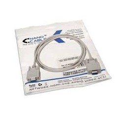 CABLE SERIE RS232 DB9/H-DB9/H 1.8M